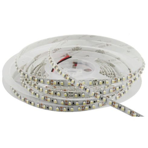 LED szalag (SMD 3528) - 120 LED/m, 5Lum/LED, természetesen fehér (1 év gar.) tekercsben